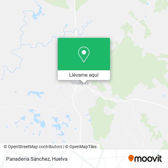 Mapa Panaderia Sánchez