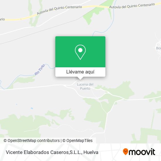 Mapa Vicente Elaborados Caseros,S.L.L.