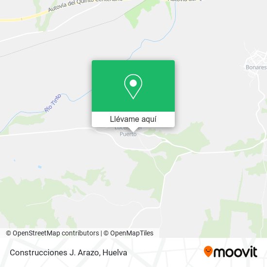 Mapa Construcciones J. Arazo