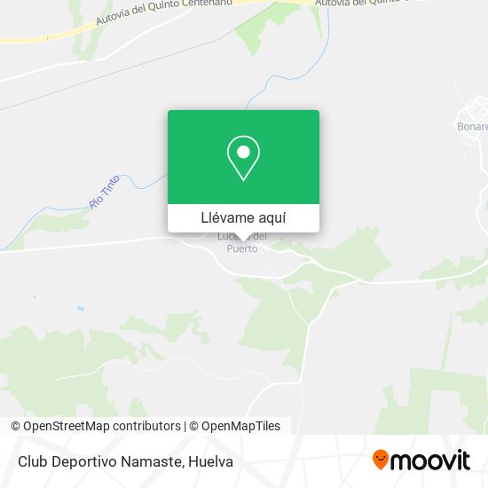 Mapa Club Deportivo Namaste