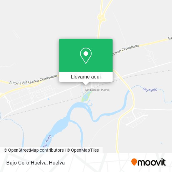 Mapa Bajo Cero Huelva
