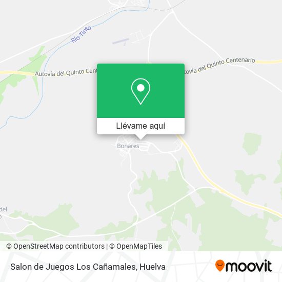 Mapa Salon de Juegos Los Cañamales
