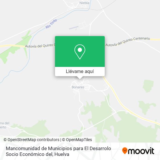 Mapa Mancomunidad de Municipios para El Desarrolo Socio Económico del