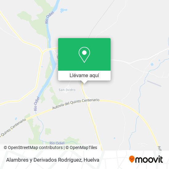 Mapa Alambres y Derivados Rodríguez