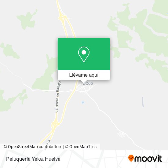 Mapa Peluquería Yeka