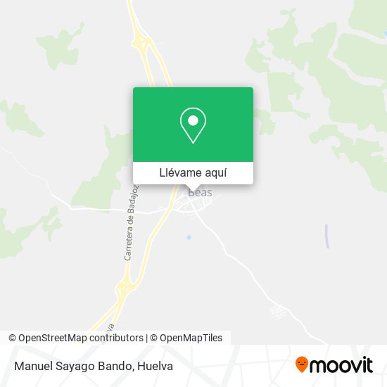 Mapa Manuel Sayago Bando