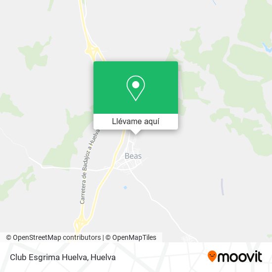 Mapa Club Esgrima Huelva