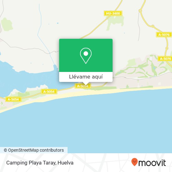 Mapa Camping Playa Taray