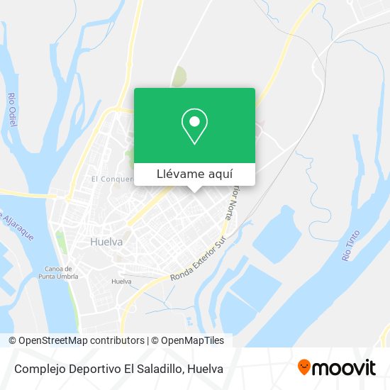 Mapa Complejo Deportivo El Saladillo
