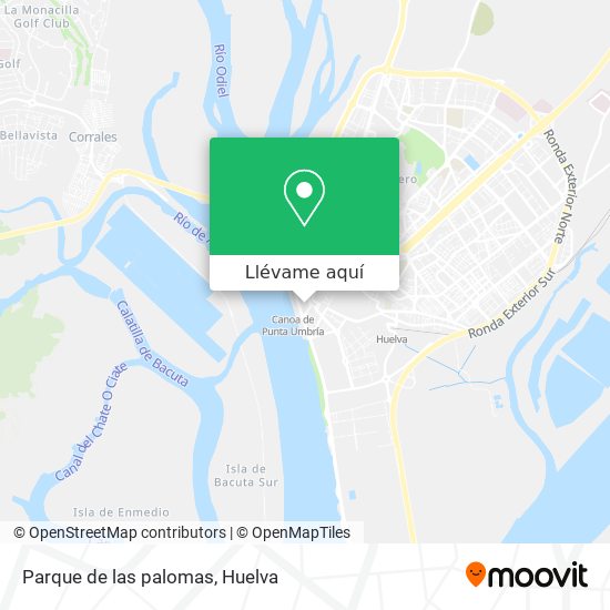 Mapa Parque de las palomas