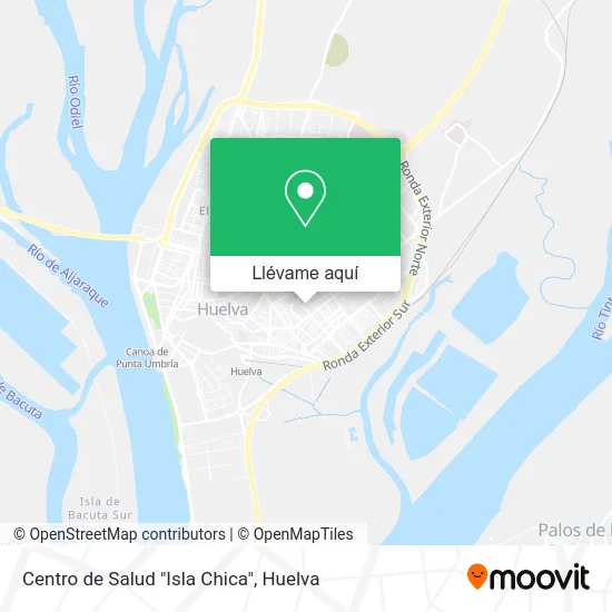 Mapa Centro de Salud "Isla Chica"