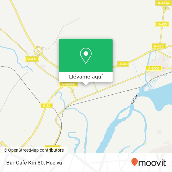 Mapa Bar-Café Km 80