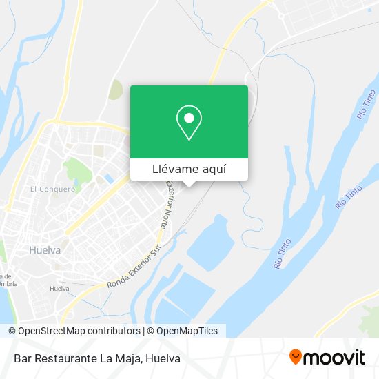 Mapa Bar Restaurante La Maja