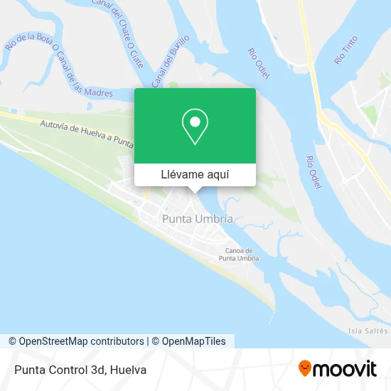 Mapa Punta Control 3d
