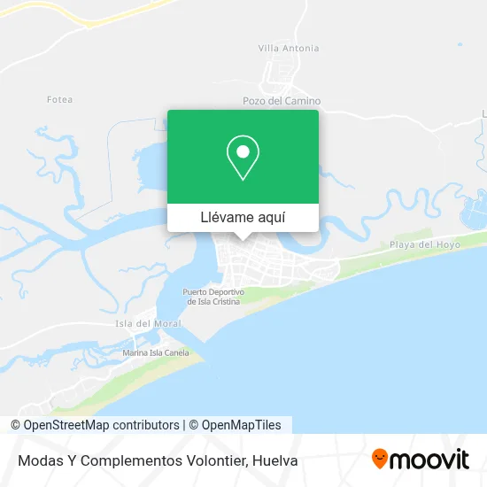 Mapa Modas Y Complementos Volontier