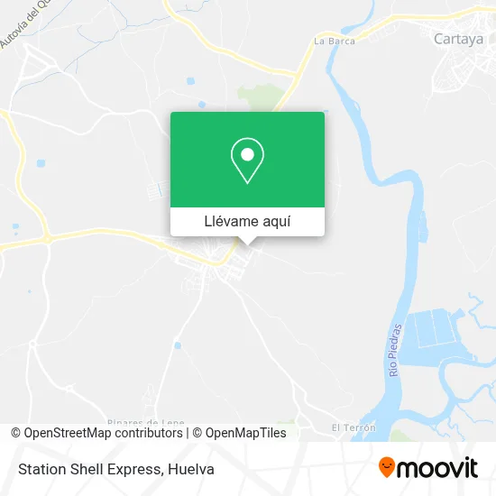Mapa Station Shell Express