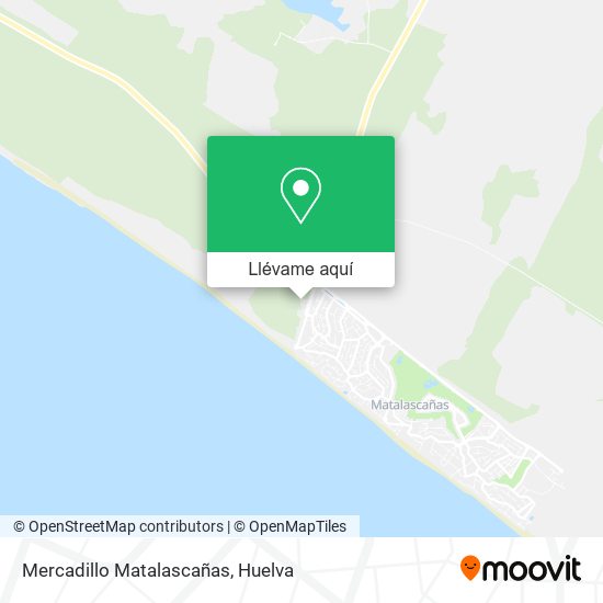 Mapa Mercadillo Matalascañas