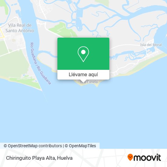 Mapa Chiringuito Playa Alta