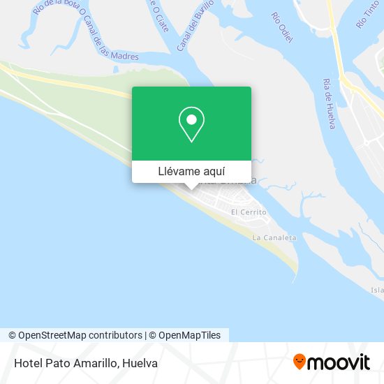 Mapa Hotel Pato Amarillo
