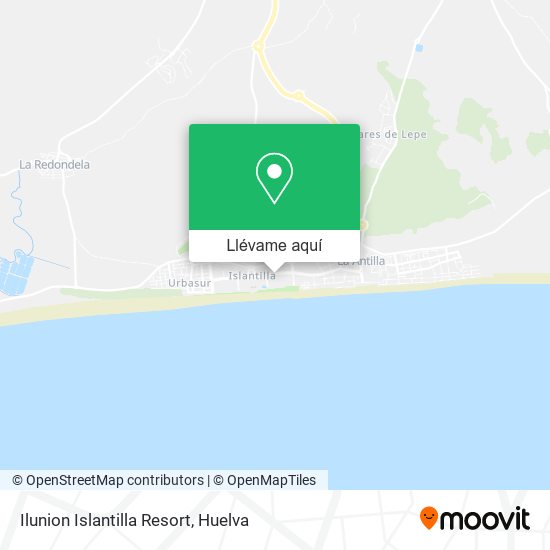 Mapa Ilunion Islantilla Resort