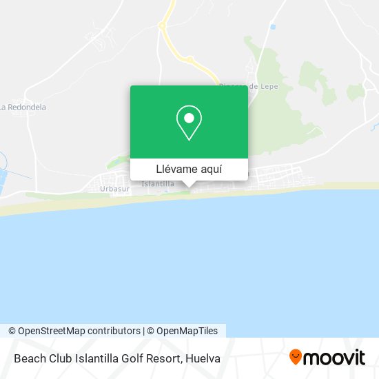 Mapa Beach Club Islantilla Golf Resort