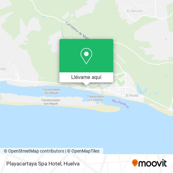 Mapa Playacartaya Spa Hotel