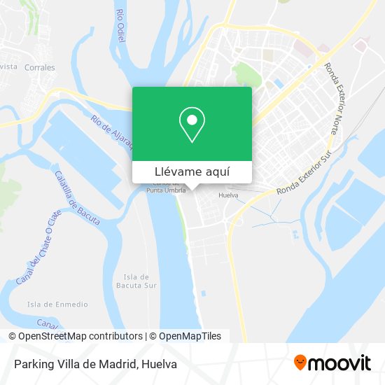 Mapa Parking Villa de Madrid