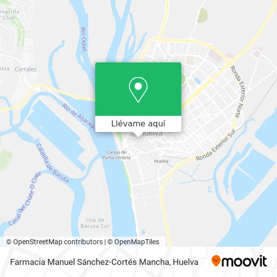 Mapa Farmacia Manuel Sánchez-Cortés Mancha