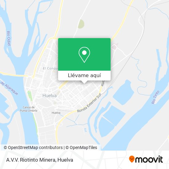 Mapa A.V.V. Riotinto Minera