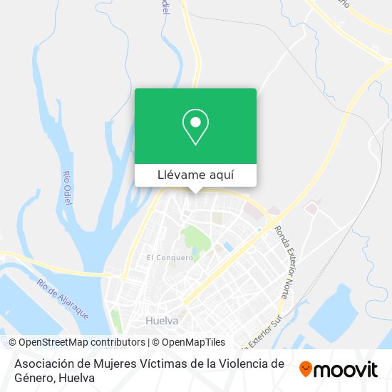 Mapa Asociación de Mujeres Víctimas de la Violencia de Género