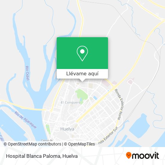 Mapa Hospital Blanca Paloma