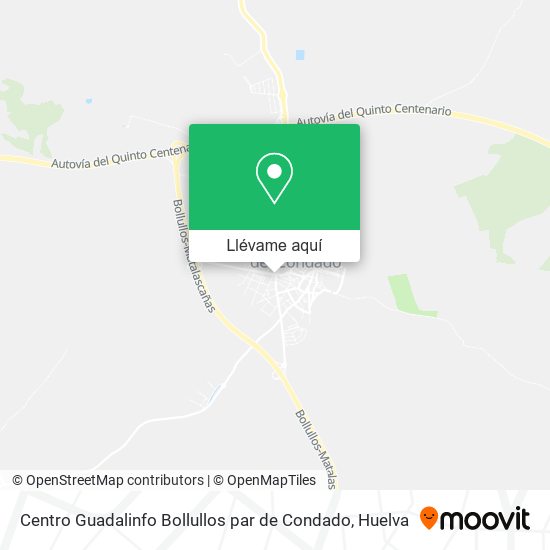 Mapa Centro Guadalinfo Bollullos par de Condado