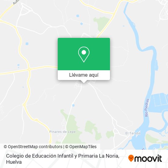 Mapa Colegio de Educación Infantil y Primaria La Noria