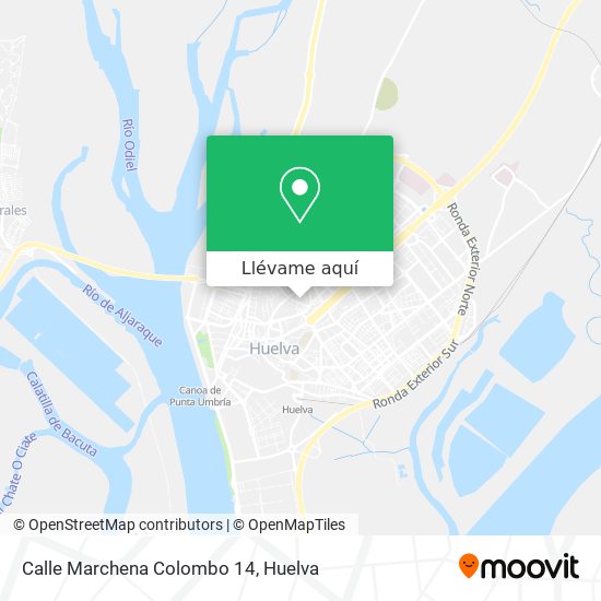 Mapa Calle Marchena Colombo 14