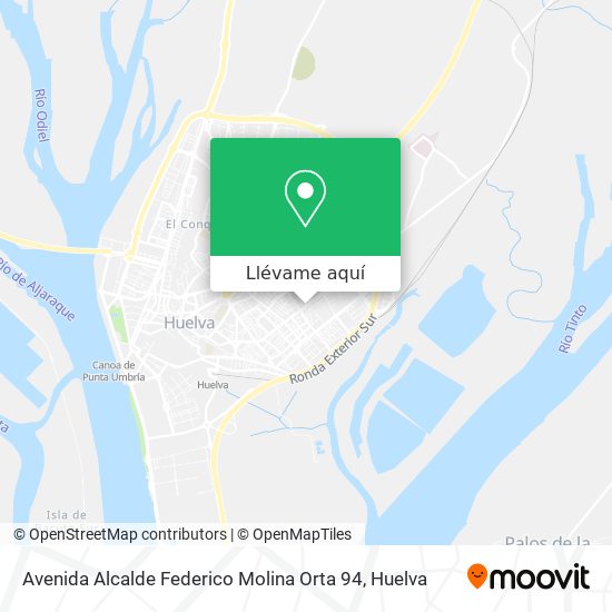 Mapa Avenida Alcalde Federico Molina Orta 94