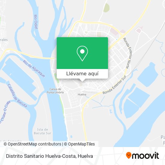 Mapa Distrito Sanitario Huelva-Costa