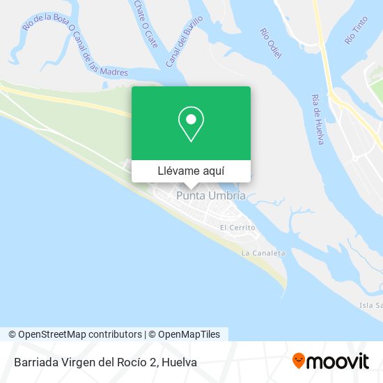 Mapa Barriada Virgen del Rocío 2