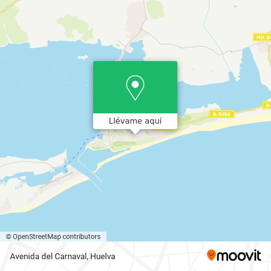 Mapa Avenida del Carnaval