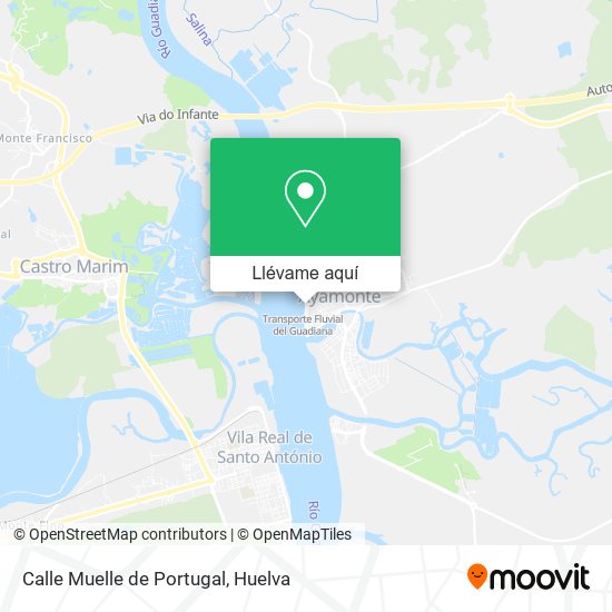 Mapa Calle Muelle de Portugal