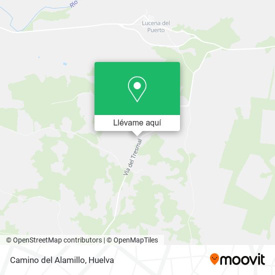 Mapa Camino del Alamillo
