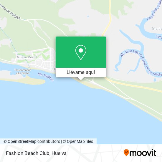 Mapa Fashion Beach Club