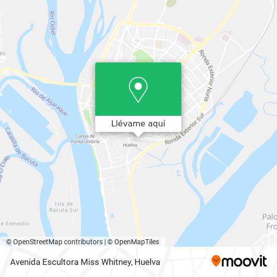 Mapa Avenida Escultora Miss Whitney