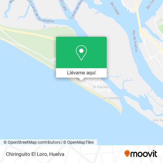 Mapa Chiringuito El Loro