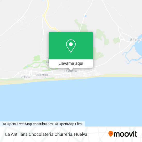 Mapa La Antillana Chocolateria Churreria