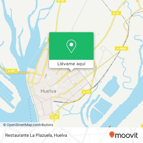 Mapa Restaurante La Plazuela, Calle Fenicios 21007 Huelva