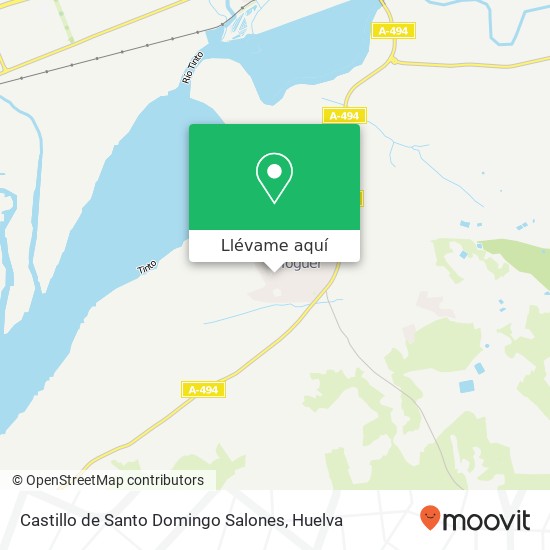 Mapa Castillo de Santo Domingo Salones, Calle Santo Domingo, 16 21800 Moguer