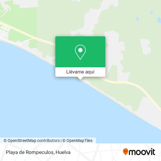 Mapa Playa de Rompeculos
