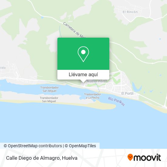 Mapa Calle Diego de Almagro