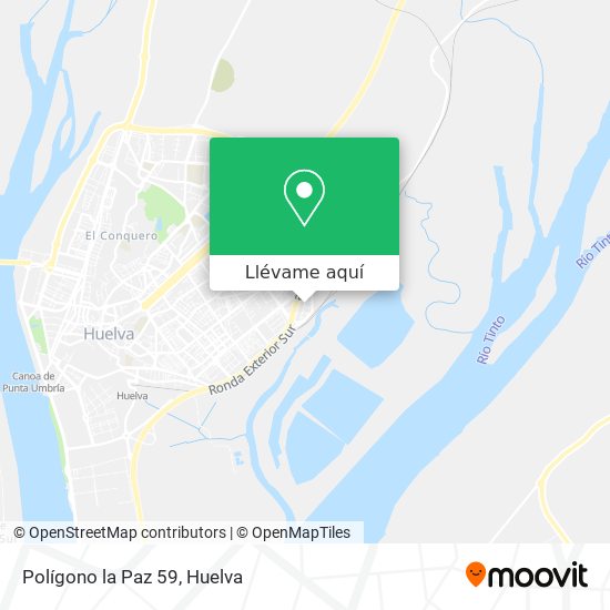 Mapa Polígono la Paz 59