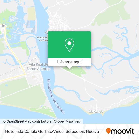 Mapa Hotel Isla Canela Golf Ex-Vincci Seleccion